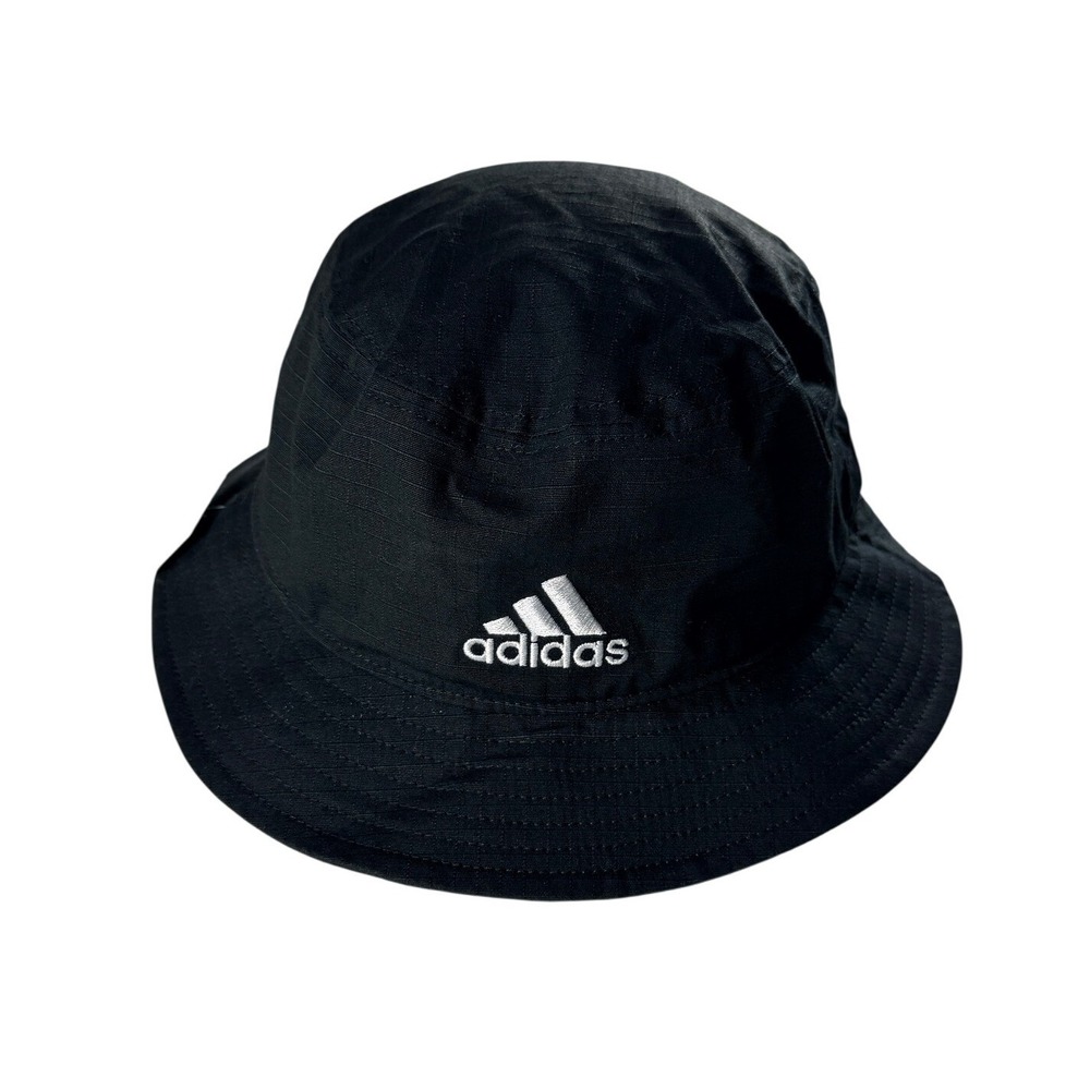 Adidas WM Essentials Plus Bucket Hat Black White Ripstop OSFW 5155019 NEW